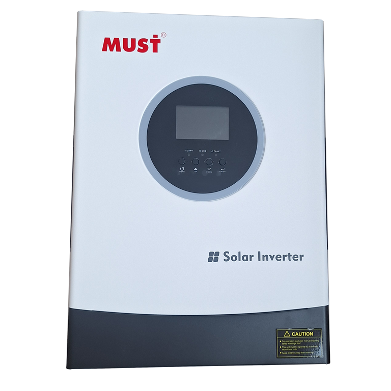 4000Вт інвертор гібридний сонячний MUST PV18-4024PREM з вбудованим WiFi, 4кВт 24В струм заряду 60А, MPPT 100А, 60-360 Vdc