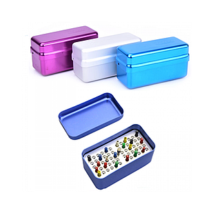 JA 01111 Ендобокс алюмінєвий 60 інструментів Пурпурний