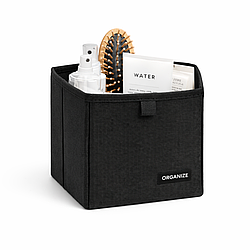 Органайзер ORGANIZE для дрібниць XS - 17*17*16 см (чорний)