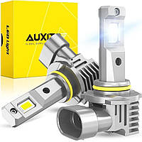Светодиодные лампы AUXITO H9 M6 — 90 Вт, 6500K, белый свет, комплект 2 шт., LED лампы без ошибок