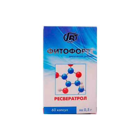 Капсули Фітофорте Ресвератрол Грін Віза 60 шт