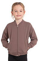 Кофта-бомбер дитяча на блискавці на дівчинку 5-8 років "JUNIOR" купити гуртом в Одесі на 7км