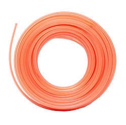 Леска для триммера армована квадратна Ø2.4мм 15м для стрижки трави та рослинності SIGMA