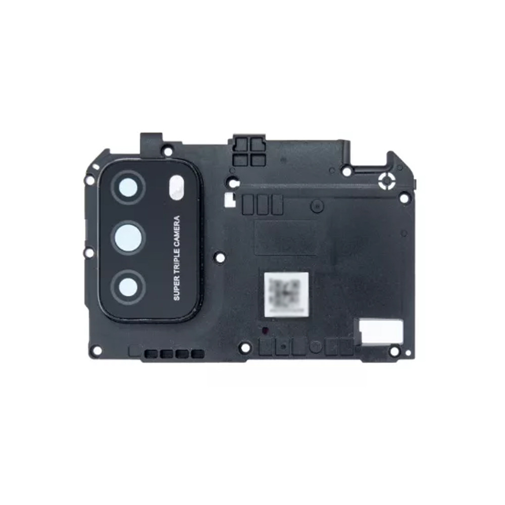 Скло камери Xiaomi Poco M3 (з рамкою) Black