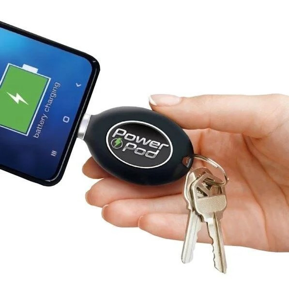 Powerbank – брелок для ключів Power Pod Emergency Charge 800 mAh Роз'єм Lighting для айфона ∙ Портативний зарядний пристрій Power, фото 1
