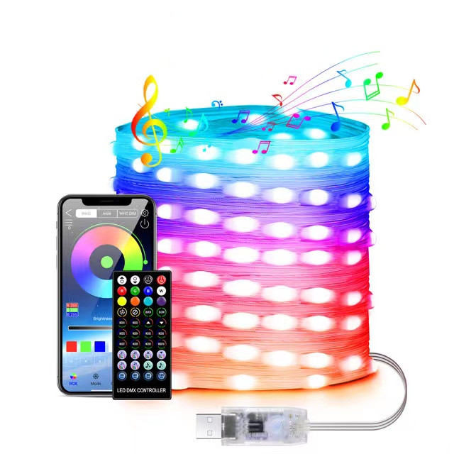 Вуличні вогні 5M Smart Bluetooth App Control ∙ Світлодіодна LED гірлянда 5M Smart з керуванням через додаток yY., фото 1