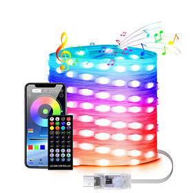 Вуличні вогні 5M Smart Bluetooth App Control ∙ Світлодіодна LED гірлянда 5M Smart з керуванням через додаток yY.