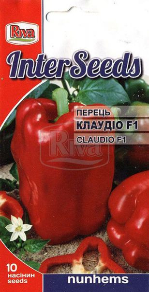 Перець Клаудіо F1, 10 шт. Inter Seed, фото 1