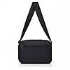 Сумка чоловіча горизонтальна тканинна чорна Volunteer 1713-13, фото 2