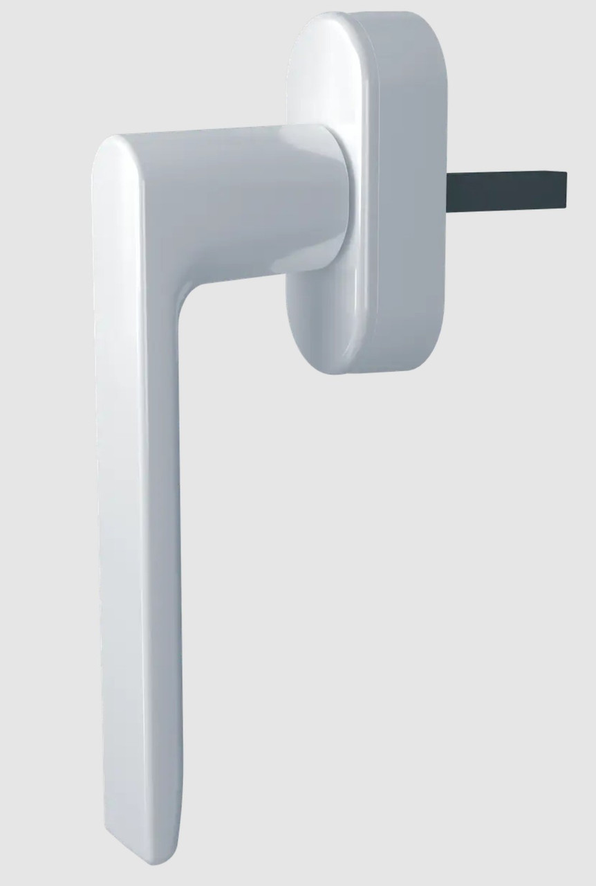 Протизламна ручка для металопластикового вікна Astex WH 087 Secustik 8-позиційна біла, фото 1