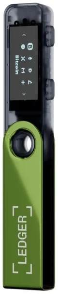 Криптогаманець Ledger Nano S Plus Oxidate Green Crypto Hardware Wallet (LEDGERNANOS-OGREEN-RK), фото 1