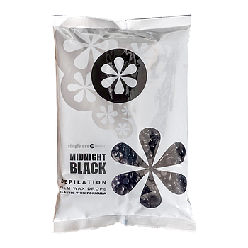 Віск у гранулах SIMPLE USE Midnight Black Сутінковий чорний 800 г