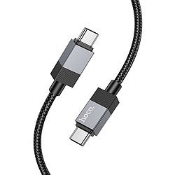 Кабель USB Hoco X110 Type-C to Type-C 60 W (Чорний)