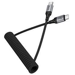 Кабель USB Hoco X121 Type-C to Type-C 60 W 1.5m (Чорний)