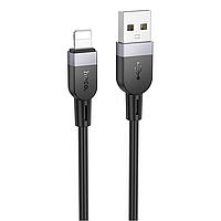 Кабель Hoco X109 Silicone Lightning 2.4 A 2m (Чорний)