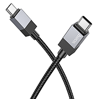 Кабель USB Hoco X110 Type-C to Type-C 60 W (Чорний)