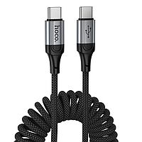 Кабель USB Hoco X121 Type-C to Type-C 60 W 1.5m (Чорний)