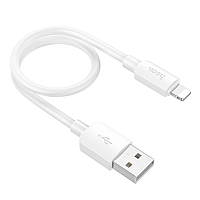 Кабель USB Hoco X96 Lightning 2.4 A 0.25m (Білий)