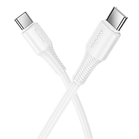 Кабель USB Hoco X120 Type-C to Type-C 60 W (Білий)