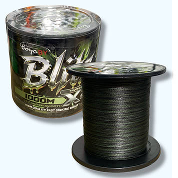 Шнур Boya By Blitz X4 PE 1000 м. 0.10 мм.