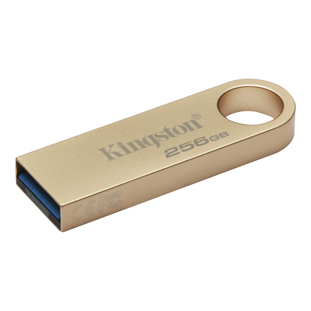 Флеш-накопичувач Kingston USB 3.2 SE9 G3 256GB 220MB/s Metal/Gold