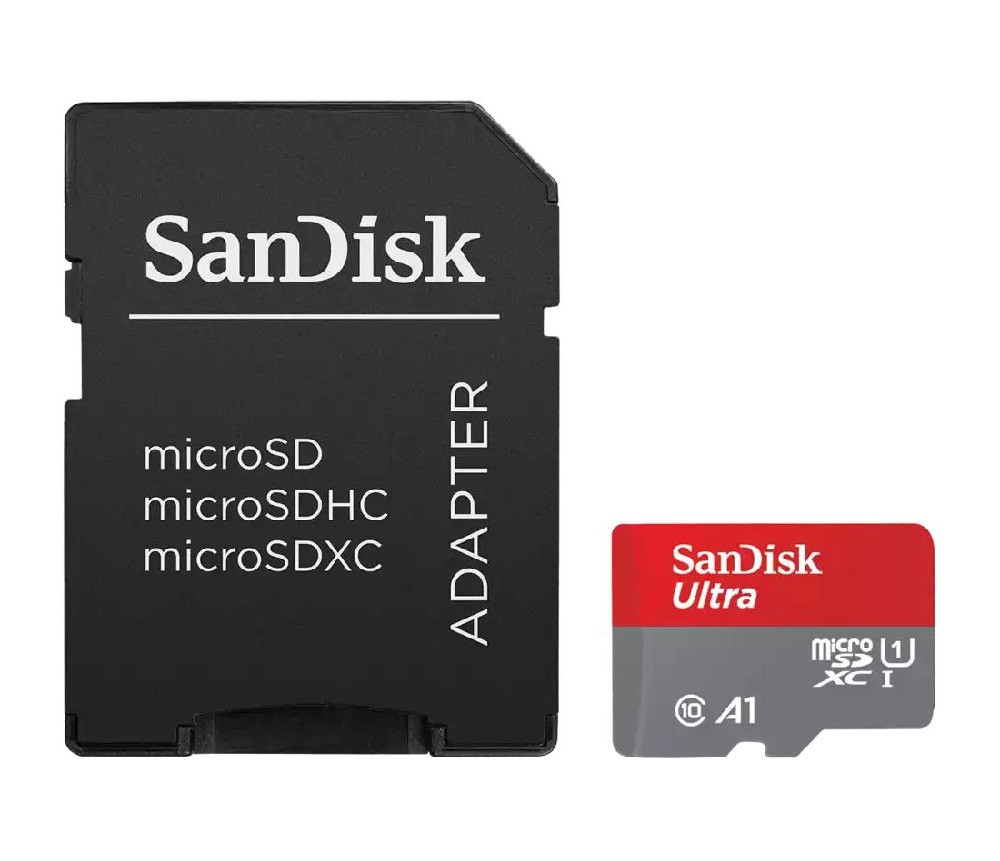 Карта пам'яті microSDXC (UHS-1) SanDisk Ultra A1 1TB class 10 (R150MB/s) (adapter SD)