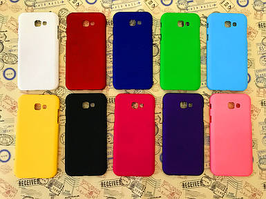 Чохол накладка бампер для Samsung Galaxy A3 2017 Duos SM-A320 (9 кольорів)