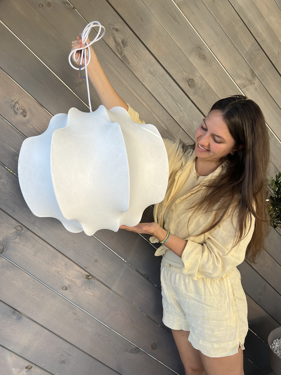 Дизайнерський підвіс 50см "Вабі Сабі" із штучного шовку (805-5001-1)