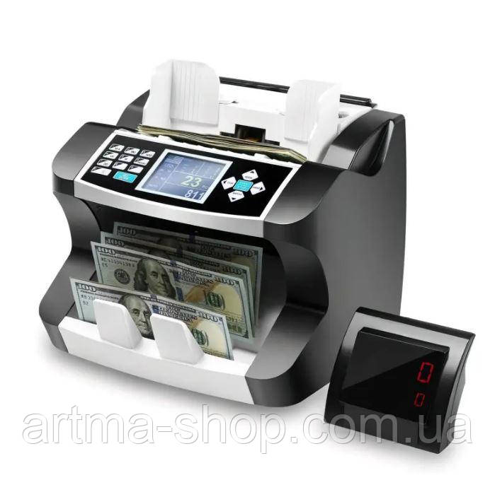 Лічильник банкнот з UV-детектором, від мережі 220В, WX-7254 Машинка для рахунку грошей Рахункова машинка