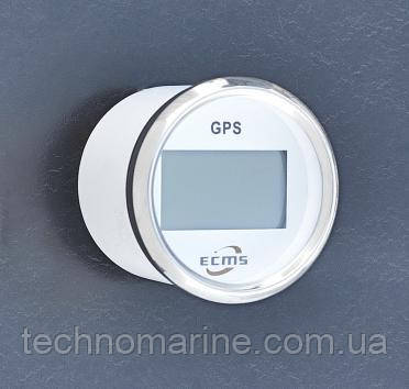 GPS-спідометр мультиекран ECMS білий 90 мм