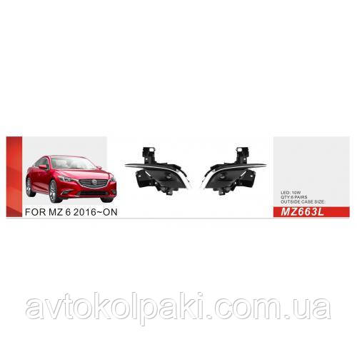Фари дод. модель Mazda 6 2016-/MZ-663L/LED-10W/ел.проводка, фото 1