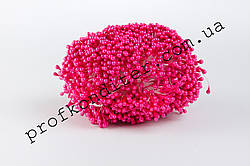 Тичинки дрібні Малинові 2мм, довжина 7см, 100 шт