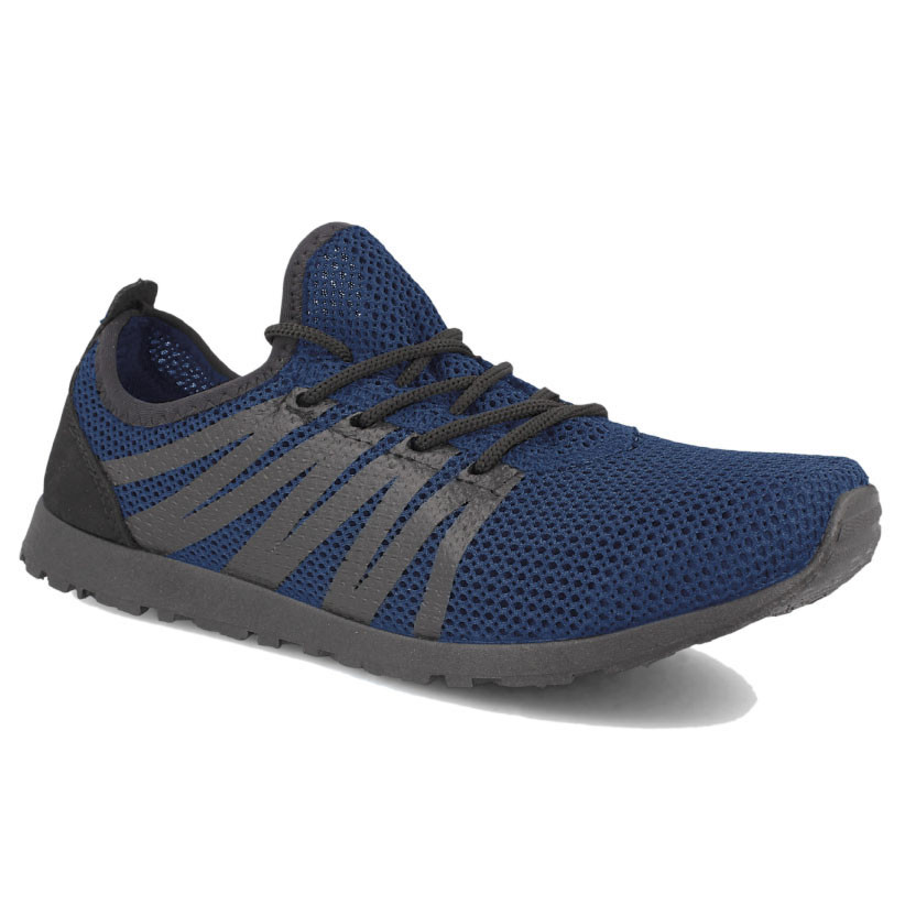Кросівки літо чоловіча сітка 40 розмір | Текстильні кросівки | Модель 41373. Колір: синій, фото 1