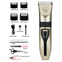 Машинка для стрижки собак і котів триммер машинки для грумінгу RAF R.436 набір для стрижки тварин