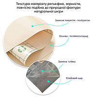 Самоклеюча екошкіра у рулоні 1.37х3м х 0.5мм Бежевий SW-00001170, фото 3