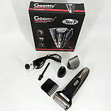 Тример універсальний GEMEI GM-598, бездротова електробритва, триммер для вусів. Колір: платиновий, фото 6