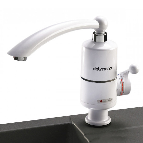 Водонагрівач проточний кран DIGITAL Classic 3 кВт, Проточний водонагрівач для гарячої води, фото 1