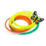 Пластик до 3D ручки. Еко 3D-пластик PLA. Набір з 20 кольорів. (200 метрів), фото 4