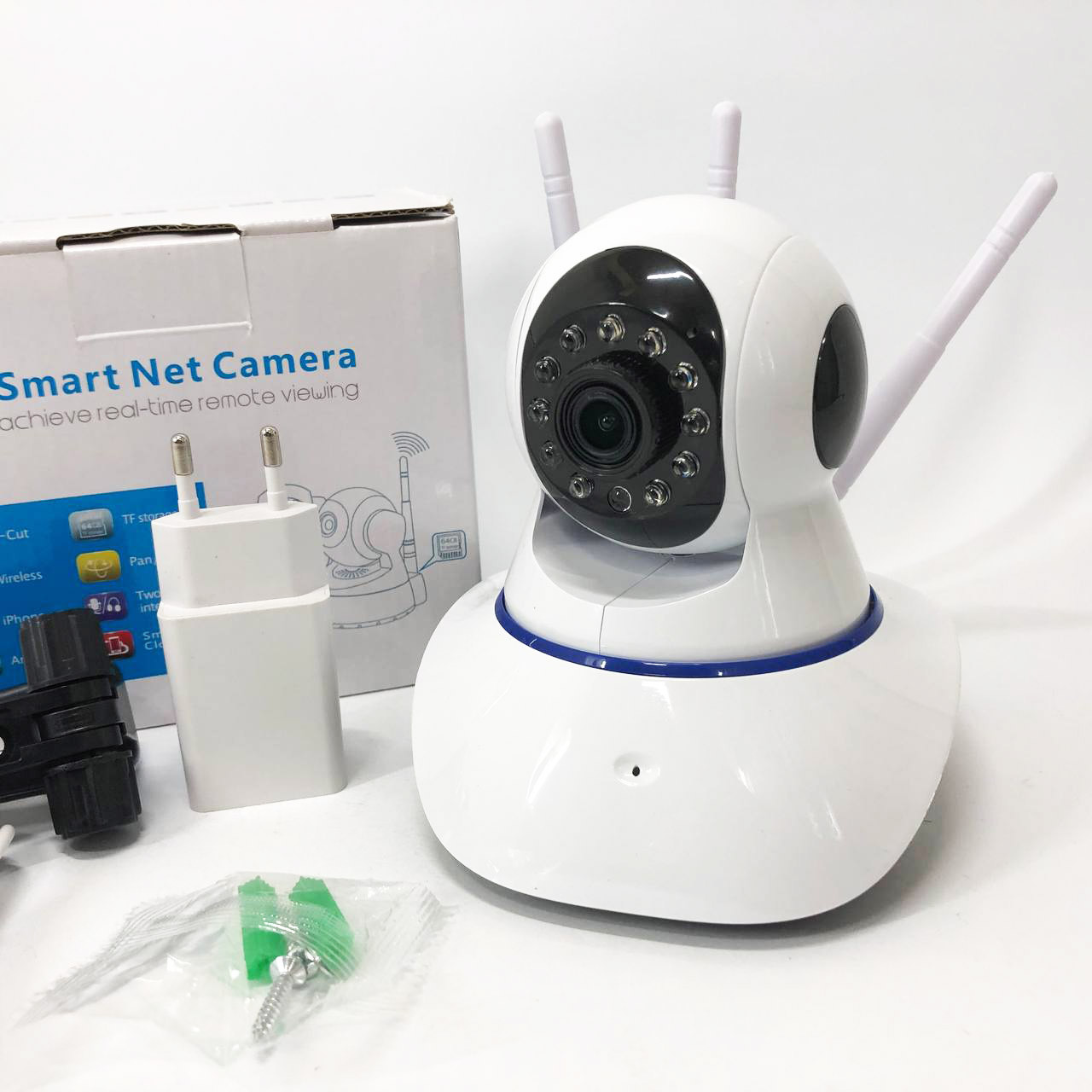 Кімнатна IP камера 6030A/100SS 1mp, Поворотний пристрій для камери відеоспостереження, фото 1