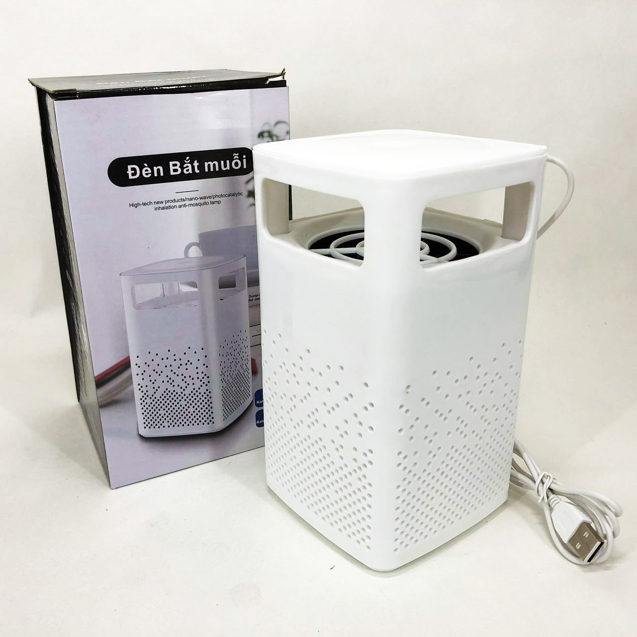 Лампа від комарів USB Bug Zapper Fly. Колір: білий, фото 1