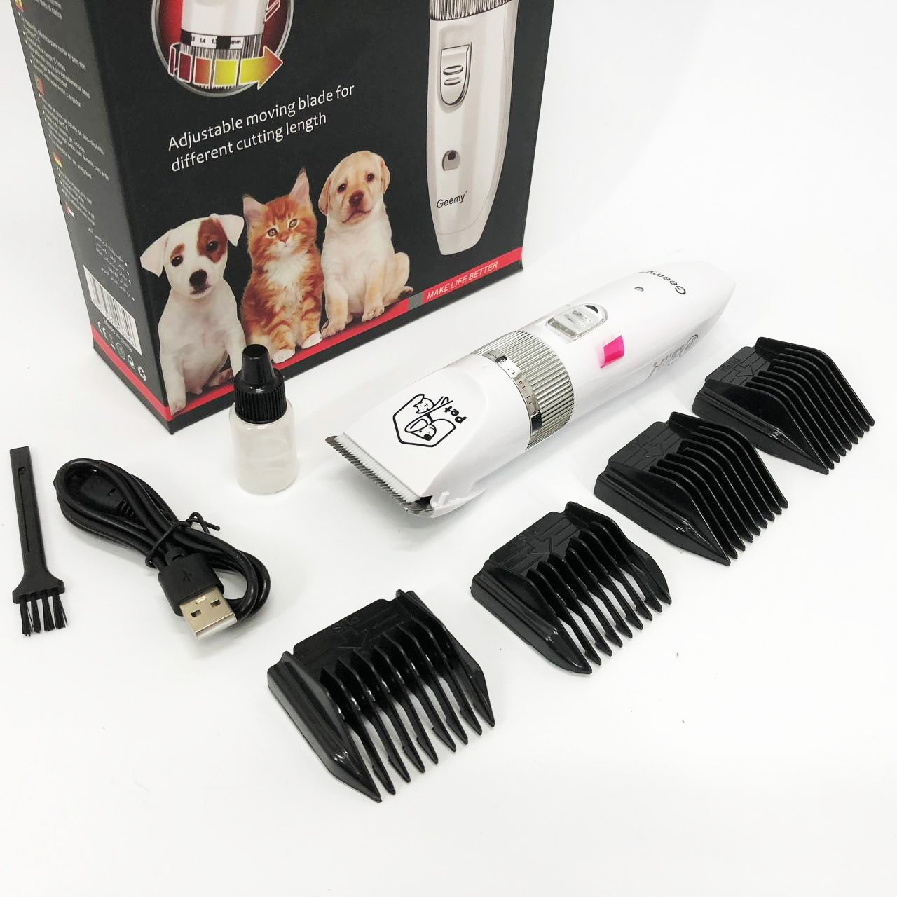 Машинка Gemei GM-634 для стрижки тварин машинка для грумінгу, фото 1