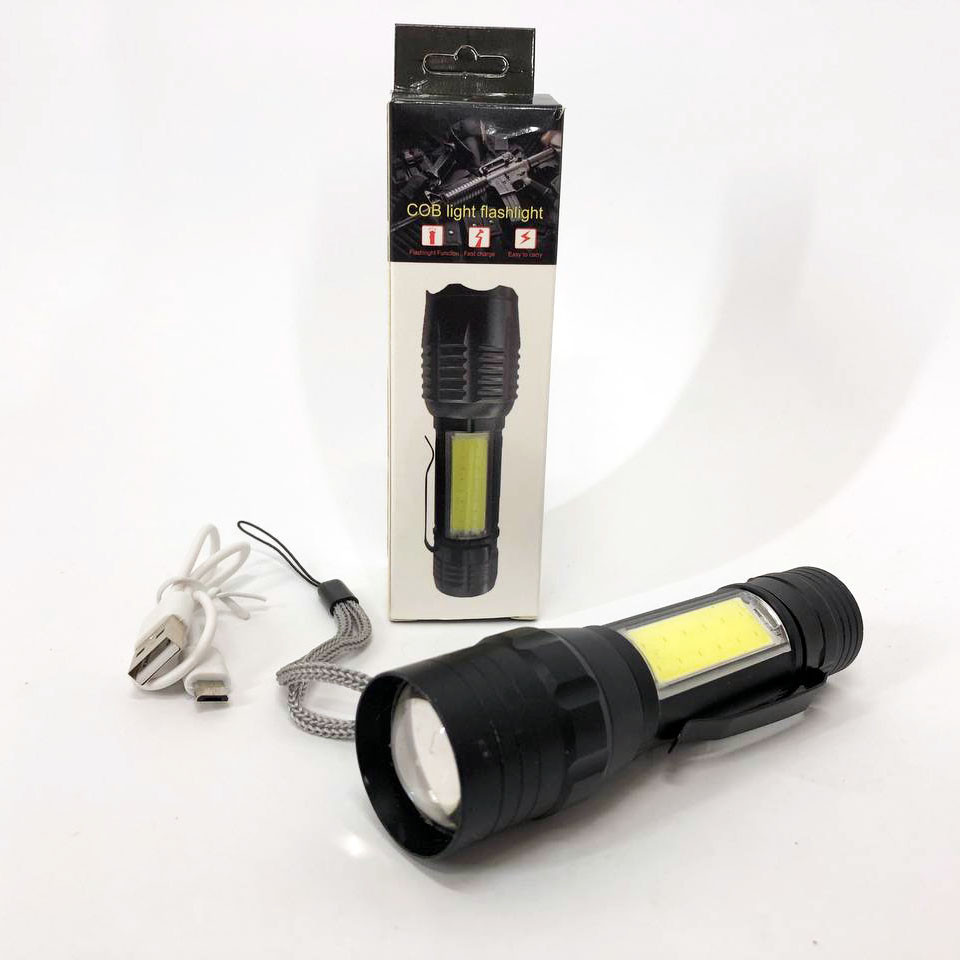 Ліхтар кишеньковий з металевим корпусом Police Bailong BL-T6-19, потужний акумуляторний лед ліхтарик, фото 1