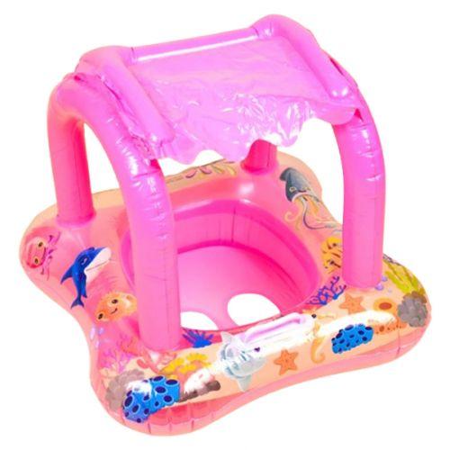 Надувне коло з сидінням Будиночок 55 см, фото 1