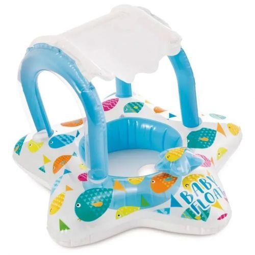 Надувне коло з ніжками і дашком (81х79 см), фото 1