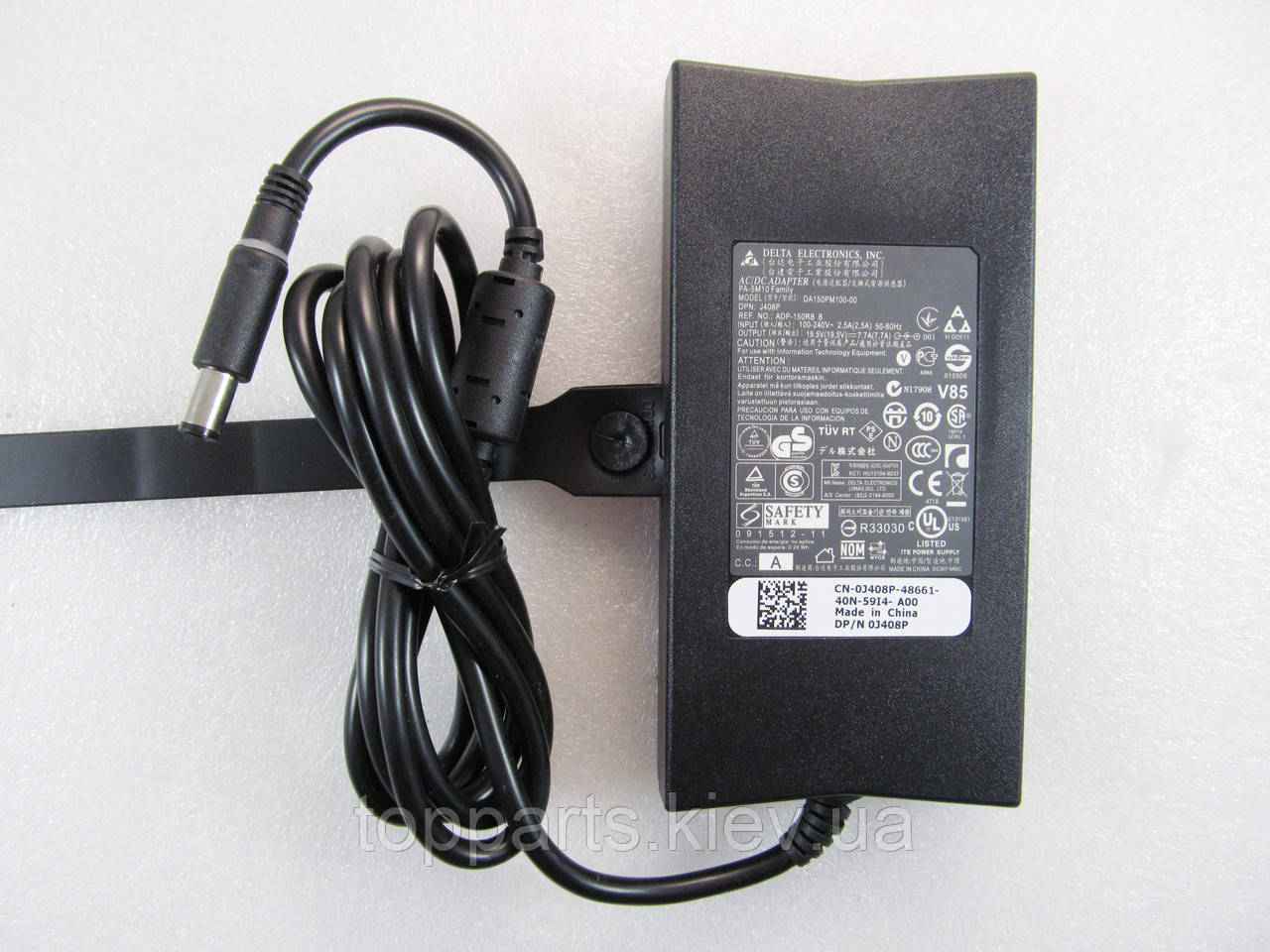 Блок живлення Dell 150W Slim-корпус 19.5 V, 7.7 A, роз'єм 7.4/5.0(pin inside) [3-pin] ОРИГІНАЛЬНИЙ