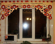 Жесткий ламбрекен Диско 6