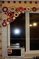 Жесткий ламбрекен Диско 8