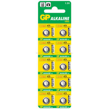 Батарейка GP дискова Alkalineult cell.1.5V. A76F-U10