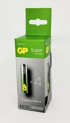 24A21-DP40 Батарейка GP Super Alkaline LR3 AAA (40/800)