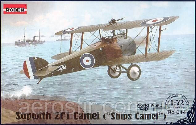 Sopwith 2F1 Camel 1/72 RODEN 044